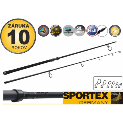 Sportex Prut FBC SK 3 Carp 2 diel Variant: 366cm / 3,00lbs