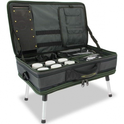 NGT Stolík s Kufrom Carp Bivvy Table System