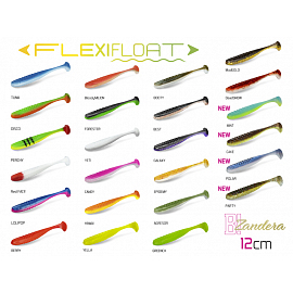 Umelá nástraha Delphin ZANDERA FlexiFLOAT UVs / 5ks 12cm/YELLA