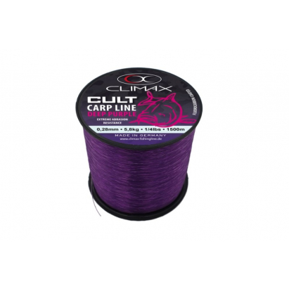 Climax silon Cult Carp line Deep Purple 0,35mm 910mm 9,1kg Průměr 28mm/1500m