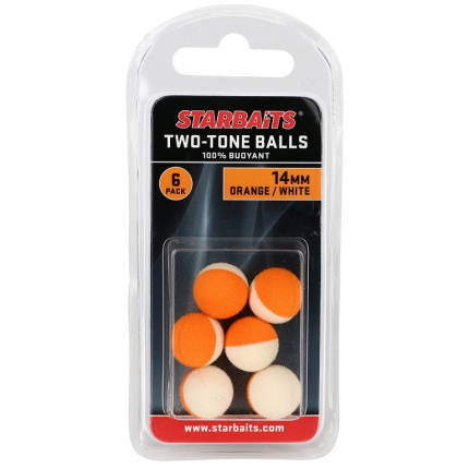 Starbaits Nástraha Two Tones Balls 14mm 6ks