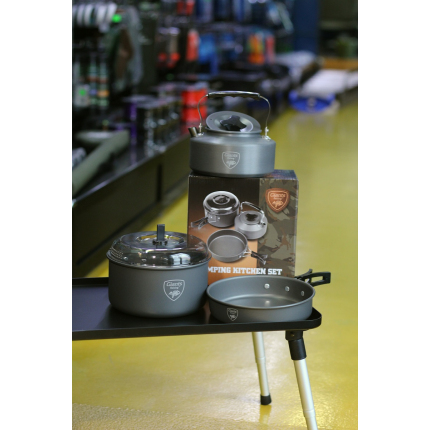 Giants fishing Sada riadu s kanvičkou 3 Piece Pan & Kettle Set