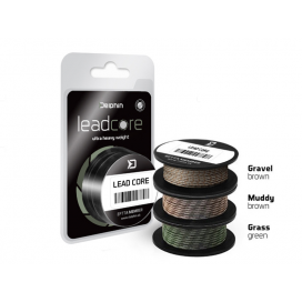 Delphin Leadcore / hnedá Gravel 5m Delphin Leadcore / hnedá Gravel 5m