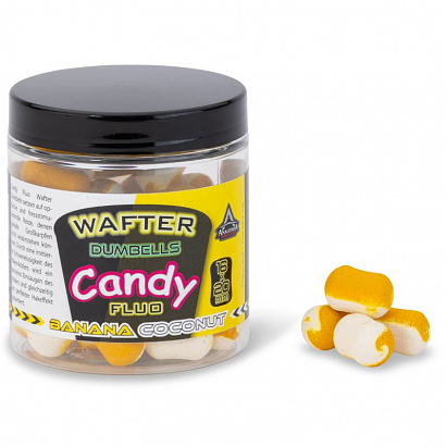 Anaconda wafter dumbells Candy fluo kokos-banán 16x20mm 90g
