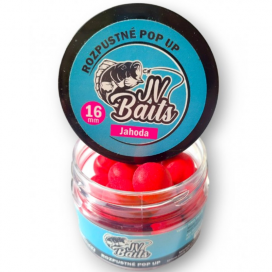 JV Baits rozpustné pop up jahoda 100ml 16mm