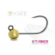 Delphin Wolframový Jig T-AREA BL Zlatý 5ks 4mm/0,6g/#6