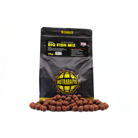 Nutrabaits trvanlivé boilies 1kg - Big Fish Mix (Salmon Caviar Black Pepper) 18mm