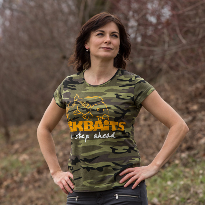 Mikbaits Tričko Dámske Camou Ladies Team Mikbaits Tričko Dámske Camou Ladies Team