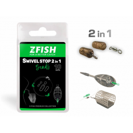 Zfish Konektor Sviwel Stop Beads 2in1 10 ks Zfish Konektor Sviwel Stop Beads 2in1 10 ks