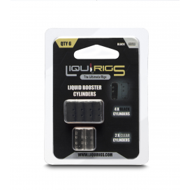 Liquirigs - Liquid Zig Booster kapsule, čierna a číra 4+2ks