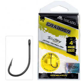 Mikado háčik territory grabber veľ. 1 teflónový poťah 10 ks Mikado háčik territory grabber veľ. 1 teflónový poťah 10 ks
