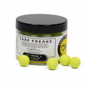 CC Moore Carp Freaks - Plávajúce boilies Carp Freaks+ žltá 14mm 45ks