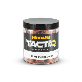 Mikbaits TactiQ mäkčené pelety 250ml - Cesnak špeciál 14mm