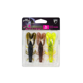 Fox Rage Gumová Nástraha Ultra UV Mixed Color Packs Critters 3ks