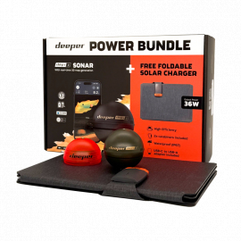 Deeper Power Bundle Nahazovací Sonar Chirp+ 3 a Solární Nabíječka