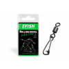 Zfish Obratlík S Karabínkou Rolling Swivel a Hooked Snap 10 ks