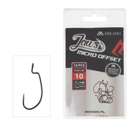 Mikado háčik jaws micro offset veľ. 10 10 ks