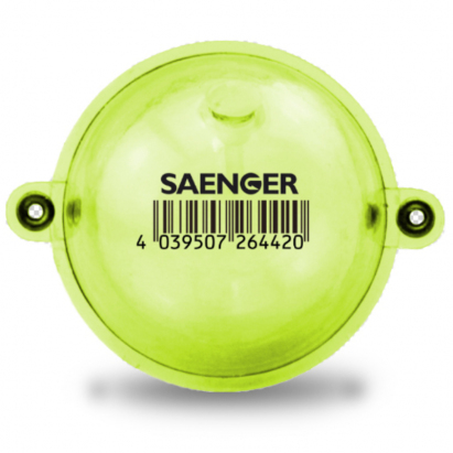 Saenger guľové plavátko 45g 47mm transparent yellow