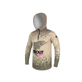 Tričko s kapucí Delphin UV ARMOR 50+ - Trout S Tričko s kapucí Delphin UV ARMOR 50+ - Trout S