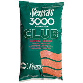 Sensas Kŕmenie 3000 Club Kapor Červený 1 kg
