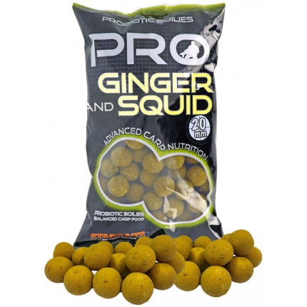 Boilies STARBAITS Probiotic Pro Ginger Squid 1kg