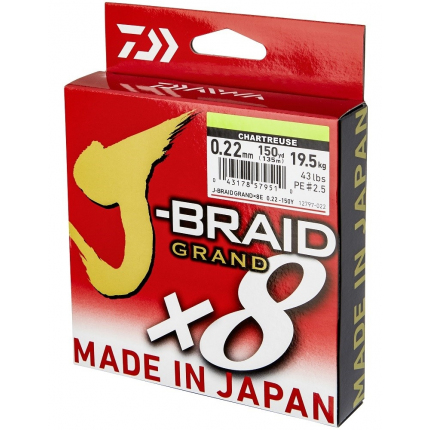 Daiwa Šnúra JBraid Grand X8 135m