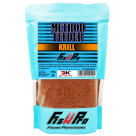 Fish Pro kŕmna zmes Method Feeder krill s ambroziou 600g
