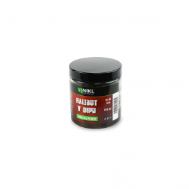 Nikl Black halibut pelety v dipu Chilli & Peach 15+20mm, 250ml
