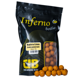 Carp Inferno Boilies Nutra Line Zrelý Pomaranč 20mm 1kg