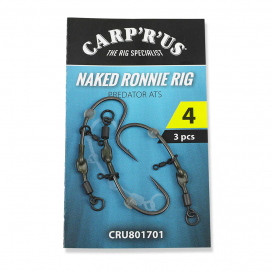 Carp´R´Us Návazec Ready Naked Ronnie rig - Predator 3ks Carp´R´Us Návazec Ready Naked Ronnie rig - Predator 3ks