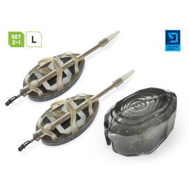 Sada krmítek s formičkou Delphin Method QUIX Reaxe 2+1 L - 30g Sada krmítek s formičkou Delphin Method QUIX Reaxe 2+1 L - 30g