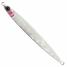 Savage Gear Pilker Sardine Slider Fast Sink UV Biela Žiara 13cm 60g
