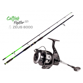 ZFISH Combo Prut Catfish Fighter 2,85m/100-300g + Naviják Zeus ZX 8000 ZFISH Combo Prut Catfish Fighter 2,85m/100-300g + Naviják Zeus ZX 8000