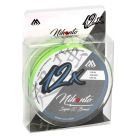 Mikado Pletená Šňůra Nihonto Super Xbraid 0.16mm/13.45kg/150m Fluo 1 Cívka