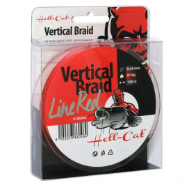 Hell-Cat Splietaná šnúra Braid Line Vertical Red 150m