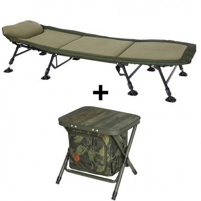 Giants fishing Lehátko Deluxe FX 8Leg + Skládací stolek s taškou ZDARMA! Giants fishing Lehátko Deluxe FX 8Leg + Skládací stolek s taškou ZDARMA!