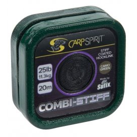 Carp Spirit Combi Stiff-Coated Braid - Camo Green 20m 25lb