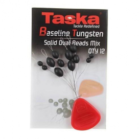 Taska Tungsten - Set oválnych korálikov (4,6,8mm) po 4ks Taska Tungsten - Set oválnych korálikov (4,6,8mm) po 4ks