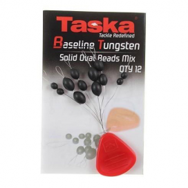 Taska Tungsten - Set oválnych korálikov (4,6,8mm) po 4ks