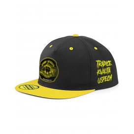 Čepice kšiltová Snap Back - černožlutá/typ 1