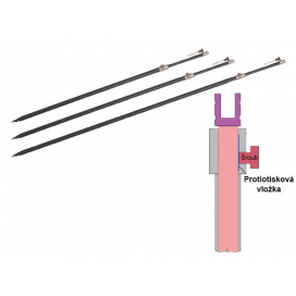 Vidlička zavŕtavacie so závitom OT TUHP 65/105