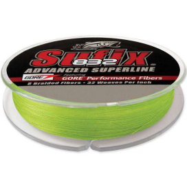 Sufix 832 Braid 120 m/0,10 mm/5,9 kg, neónovo zelená