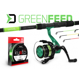 Delphin Prút Wasabi Feeder 3,3 m 100 g + navijak zdarma