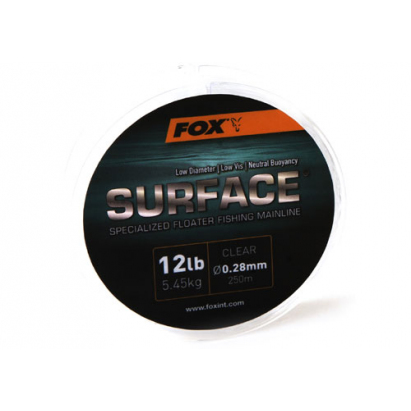 Fox Vlasec Surface Floater Mainline Clear 12lb 0.28mm 250m Fox Vlasec Surface Floater Mainline Clear 12lb 0.28mm 250m