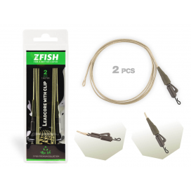 Zfish Hotová Montáž Leadcore Lead Clip 2 ks