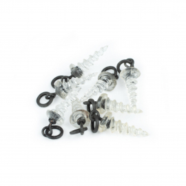 Ashima bižutéria - Držiak nástrahy zavŕtavacie s krúžkom 8ks