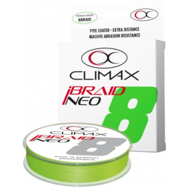 Prívlačová šnúra Climax iBraid NEO fluo -chartreuse 135m Priemer: 0,06mm / 3,2kg