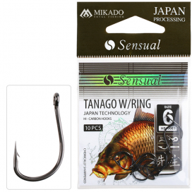 Mikado háčik sensual tanago w/ring veľ. 2 bn 10 ks