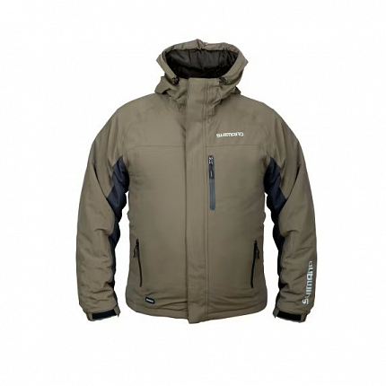 Shimano Bunda Wear Rain Jacket Padded Green - XXXL