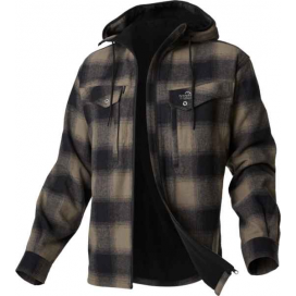 Zateplené košele Geoff Anderson Ezmar2+ s kapucňou - dlhý rukáv zelená 